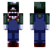 L [FNF MARIO'S MADNESS MOD] OFFICIAL MINECRAFT DEFAULT SKIN 