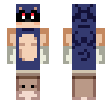 CURSE THE HEDGEHOG [FNF VS. SONIC.EXE MOD EXTRAS] OFFICIAL MINECRAFT DEFAULT SKIN 