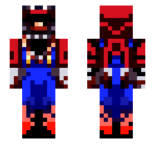 MARIO.EXE/ULTRA M [FNF MARIO'S MADNESS MOD] OFFICIAL MINECRAFT DEFAULT SKIN