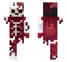 DEAD RED [FNF HYPNO'S LULLABY MOD] OFFICIAL MINECRAFT DEFAULT SKIN 