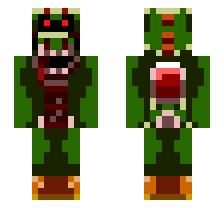 YOSHI.EXE/HORROR YOSHI [FNF MARIO'S MADNESS MOD] OFFICIAL MINECRAFT DEFAULT SKIN 