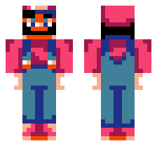 IHY MARIO [FNF MARIO'S MADNESS MOD] OFFICIAL MINECRAFT DEFAULT SKIN 