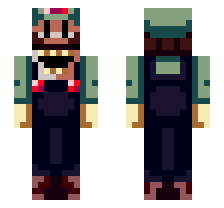 MR. L [FNF MARIO'S MADNESS MOD] OFFICIAL MINECRAFT DEFAULT SKIN 