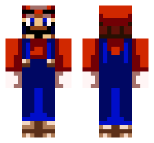 PROMO MARIO [FNF MARIO'S MADNESS MOD] OFFICIAL MINECRAFT DEFAULT SKIN