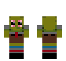 DUMPED SPONGEBOB [FNF MISTFUL CRIMSON MORNING MOD] OFFICIAL MINECRAFT DEFAULT SKIN 