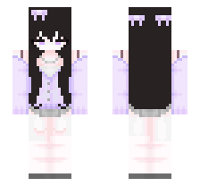 Pack Cute girls' skins 💜👄
